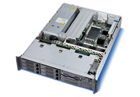 Корпус серверный Intel SR2200 (2U, 6xHotSwap HDD Bays, 350W)
