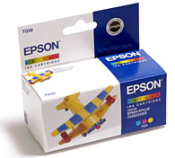 Картридж струйный Epson C13T03904A10 цветной для Epson Stylus C43/45