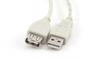 Кабель USB2.0 удлинитель A(M)-А(F) 3м  CC-USB2-AMAF-10