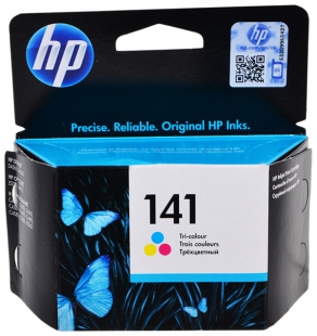 Картридж струйный HP №141 CB337HE цветной (color) для HP DeskJet D4263/4363, PhotoSmart C4273/4283/4343/4383/4473/4483/4583/5283/D5383, OfficeJet J5783/6413  (3.5 мл, 170 стр.)