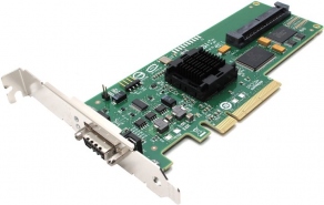 Контроллер SATA/SAS LSI SAS3442E-R PCI Express, 3 Gb/s, SAS, 8-port Host Bus Adapter  LSI00167