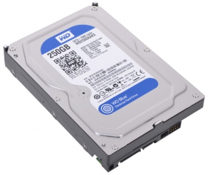 Жесткий диск SATA-III 250GB Western Digital Blue WD2500AAKX (7200rpm, 16MB Cache)