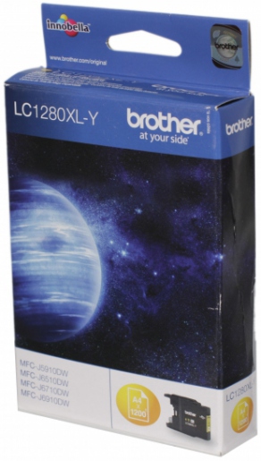 Картридж струйный Brother LC1280XLY желтый (yellow) для Brother MFC-J5910DW/6510DW/6910DW (1200 стр.)