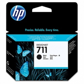 Картридж струйный HP №711 CZ133A черный (black) для HP DesignJet T120/T520 (80ml)