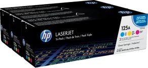 Тонер-картридж HP CF372AM Комплект 3-Pack для HP Color LaserJet CP2025/CM2320 (Cyan, Yellow, Magenta, 2800 стр.)