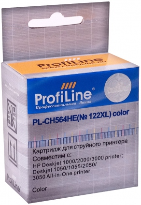 Картридж струйный ProfiLine PL-CH564HE №122XL цветной (color) для HP DеskJet 1000/1050/2000/2050/2050S
