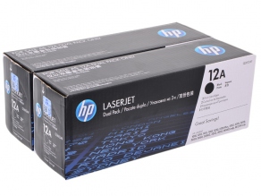 Тонер-картридж HP Q2612AF/Q2612AD для HP LaserJet 1010/12/15/18/20/22/ 3015/20/30 (Двойная упаковка, 2*2000 стр)