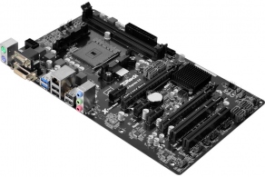 Мат. плата SocketFM2+ ASRock FM2A88X PRO+ (ATX, AMD A88X, 2DDR3 2133, PCIE3.0x16, PCIE2.0x16, 3PCIE2.0x1, 2PCI, 8SATA III, RAID, GLAN, D-Sub, DVI, 4USB2.0, 2USB3.0, SB5.1)