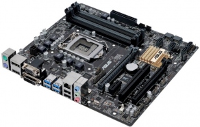 Мат. плата Socket1151 ASUS B150M-C D3 (mATX, iB150, 4xDDR3, 2xPCIEx16, 1xPCIEx1, 1xPCI, 6xSATAIII, D-Sub, DVI-D, HDMI, DP, GLAN, (4+2)xUSB3.0, (2+4)xUSB2.0, SB7.1)