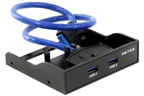 Панель 5bites FP183P USB3.0 2-port Front Panel (крепление на лицевую панель корпуса 3.5")